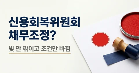 채무조정 연체기간별 3제도와 상담 준비표