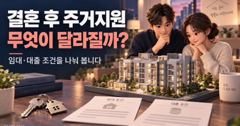 신혼부부 주거지원, 결혼 후 소득 기준은?